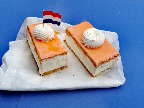 Vegan Oranje tompouce 5st.