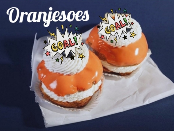Reclame Oranje Voetbalsoes 4st.